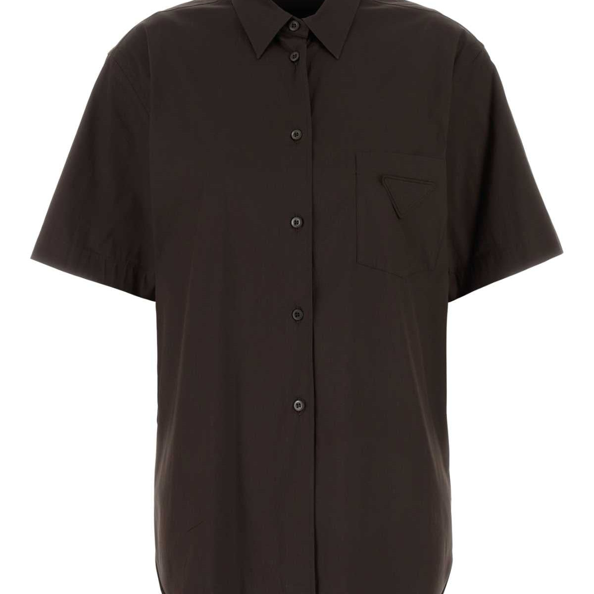 PRADA Stretch Poplin Shirt for Women - FW25 Collection