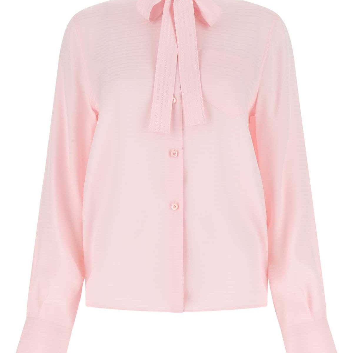 PRADA Silk Crepe Mini Shirt