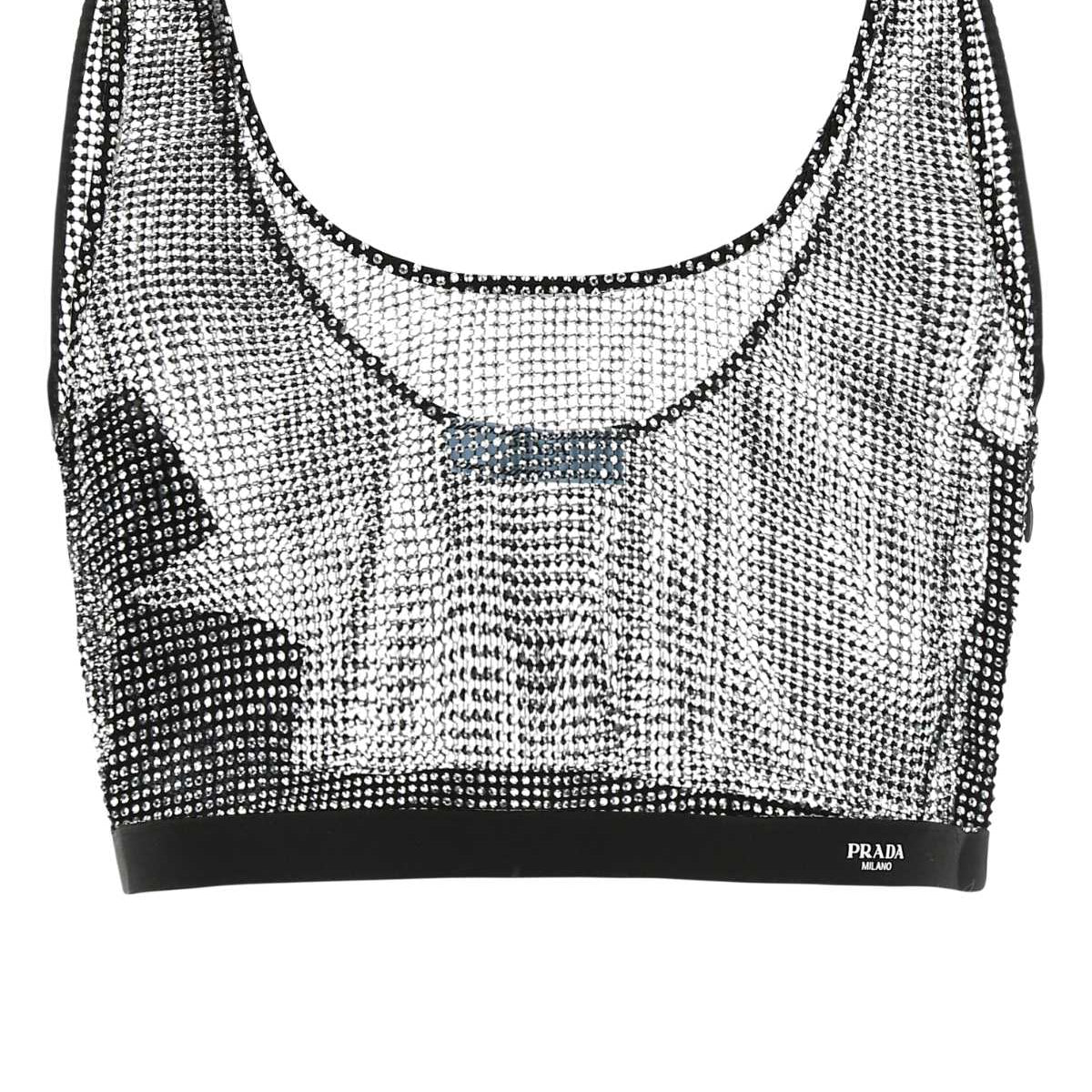 PRADA Embellished Polyester Blend Top for Women