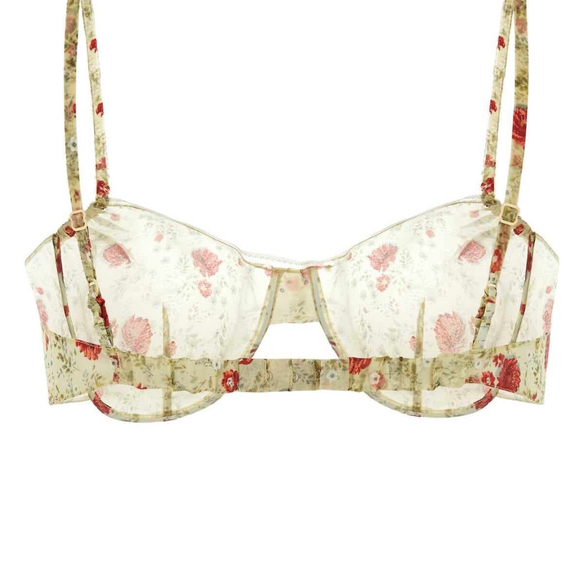 PRADA Floral Printed Crop Top