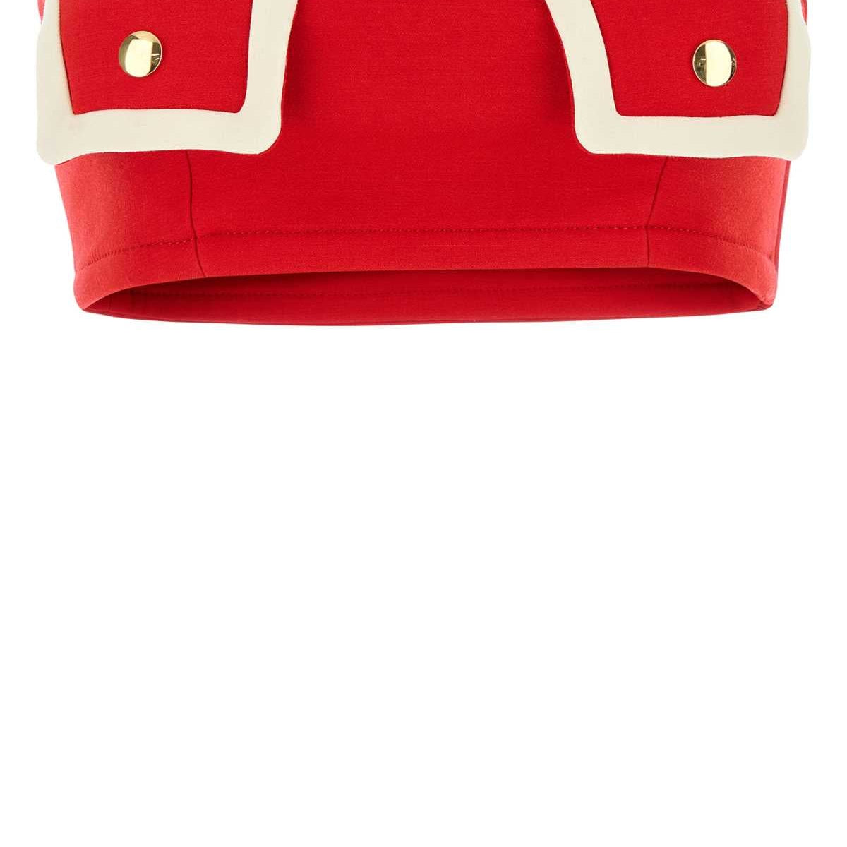 PRADA Wool Crop Top for Women - SS25 Collection