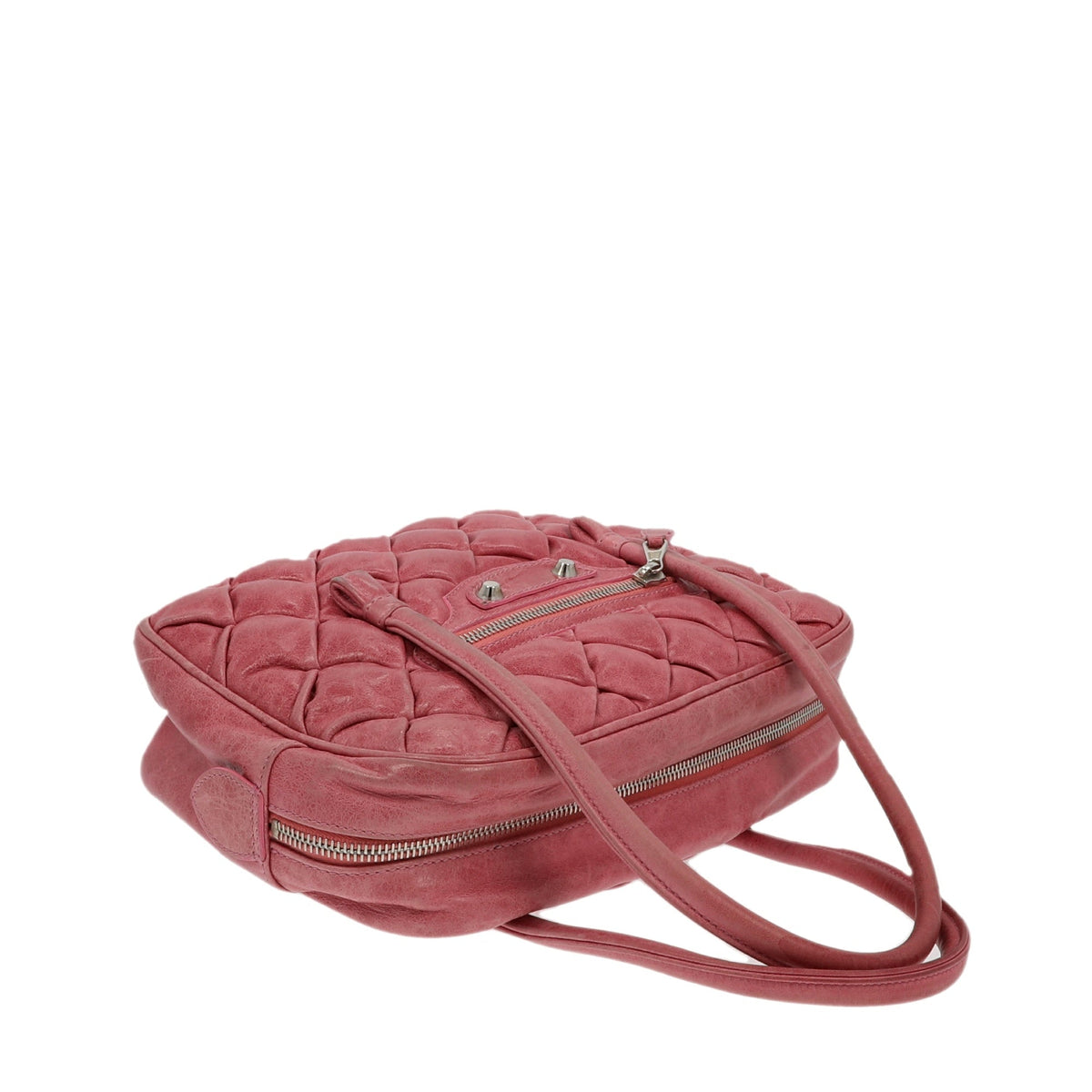 balenciaga Shoulder Bag in Pink Leather