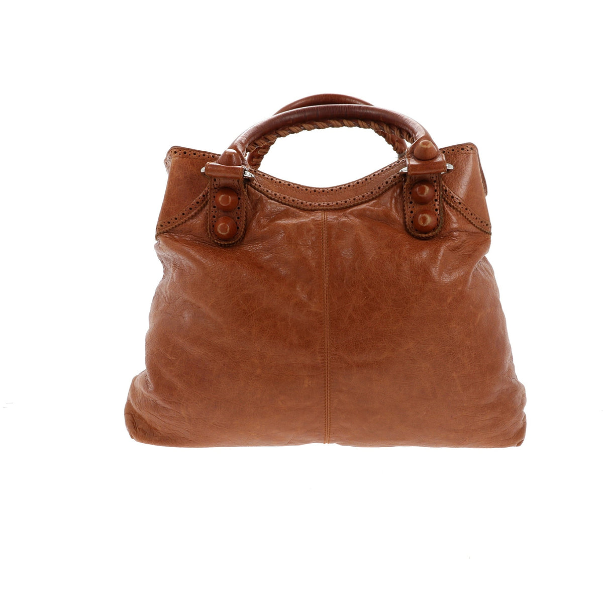 balenciaga Handbag in Brown Leather