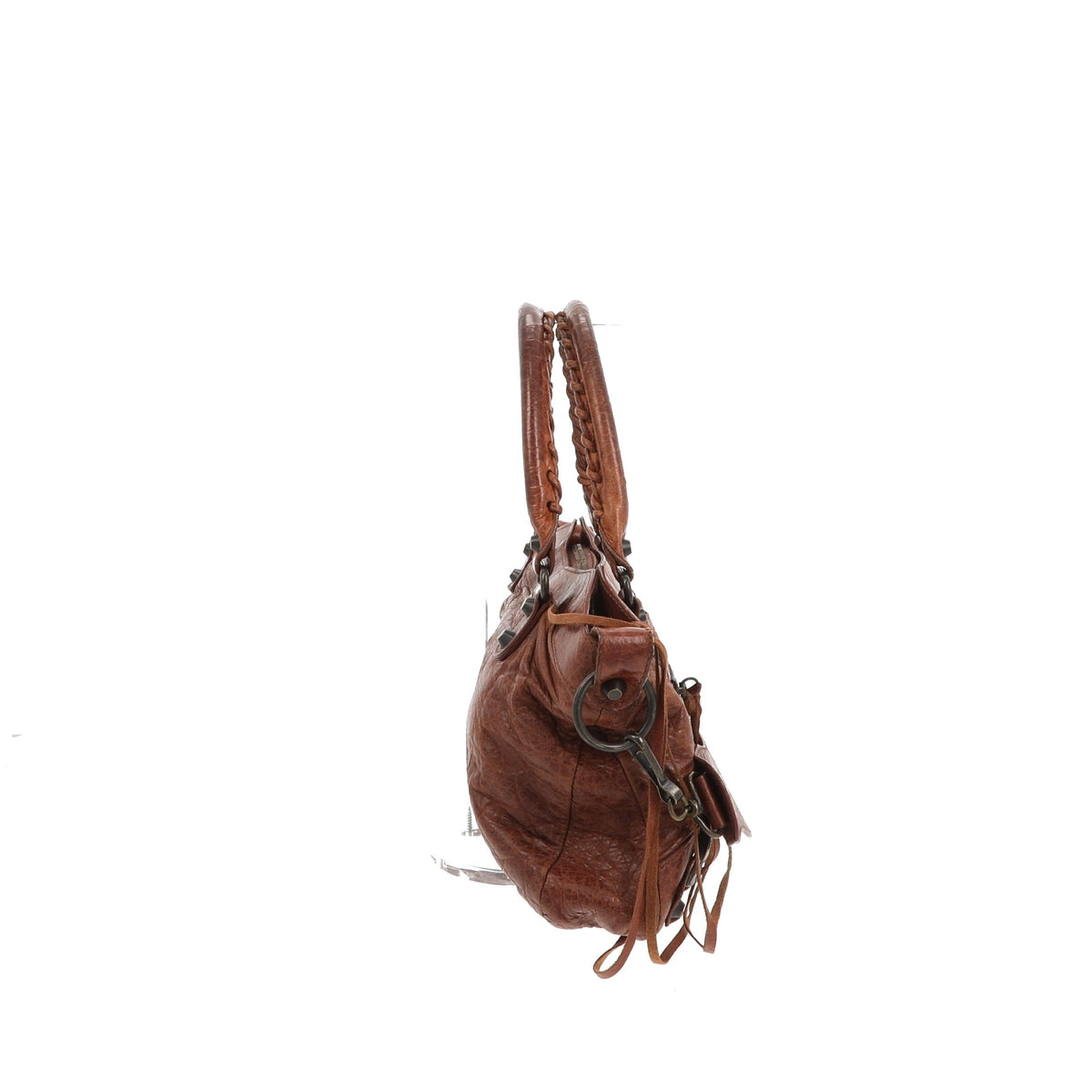 balenciaga First Handbag in Brown Leather