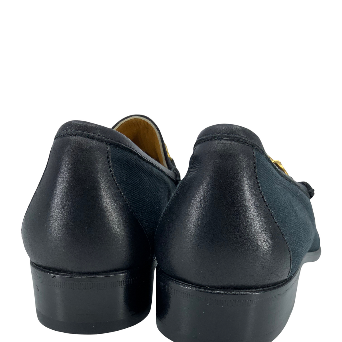 Gucci Canvas Classic Horsebit Loafer Size 5.5
