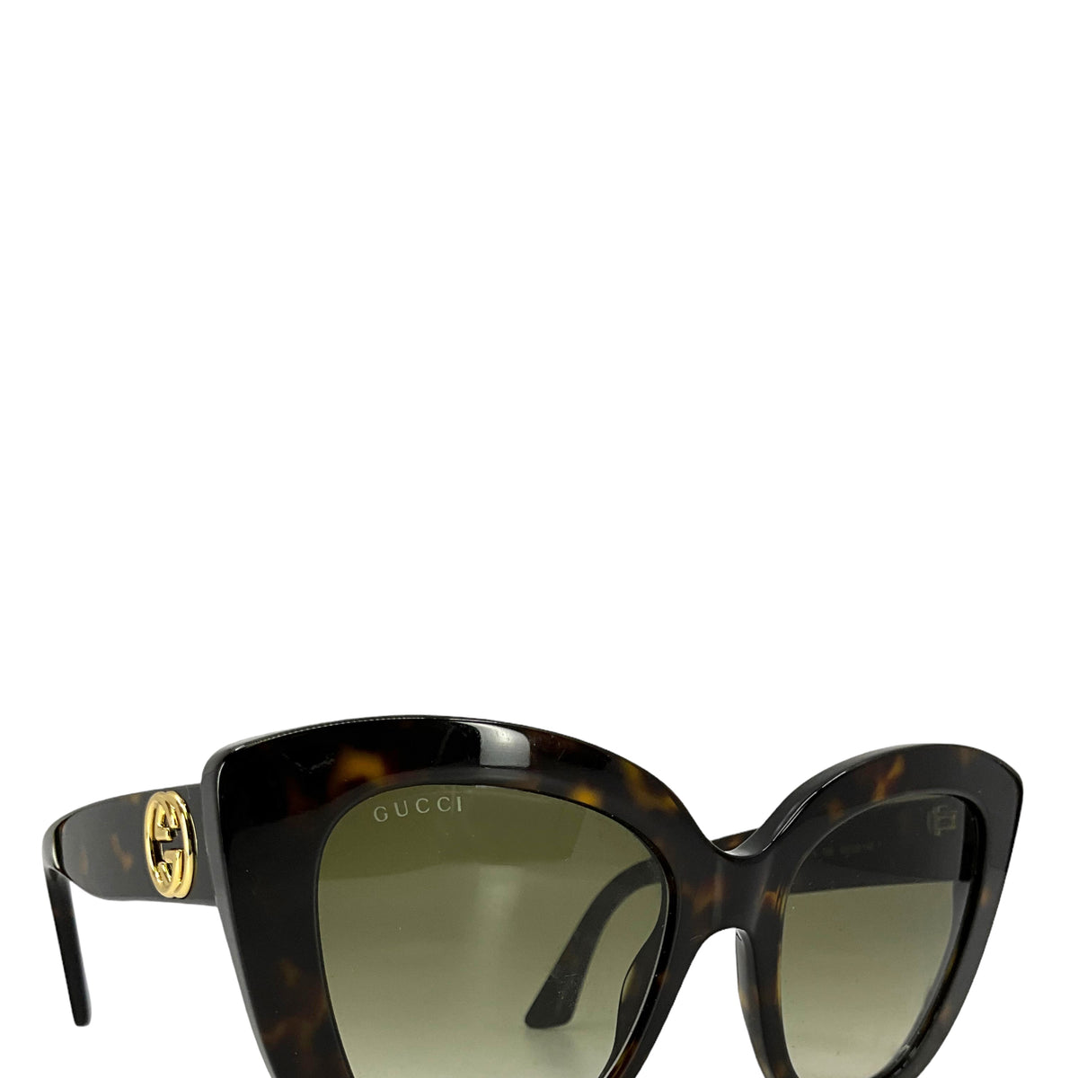 GUCCI GG0327S Tortoise Cat Eye Sunglasses