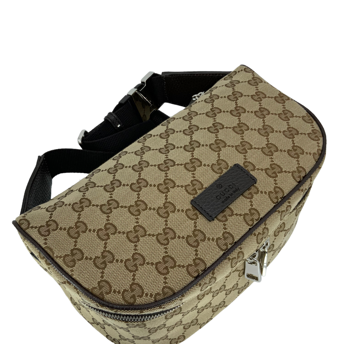 Gucci GG Monogram Canvas Waist Pouch NEW