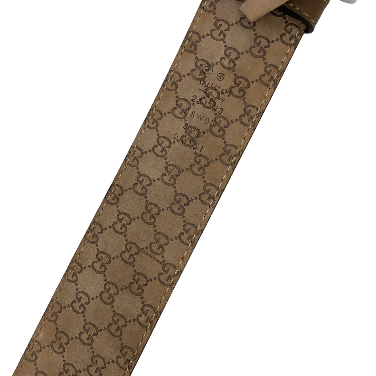 Gucci Smooth Leather Belt Size 80
