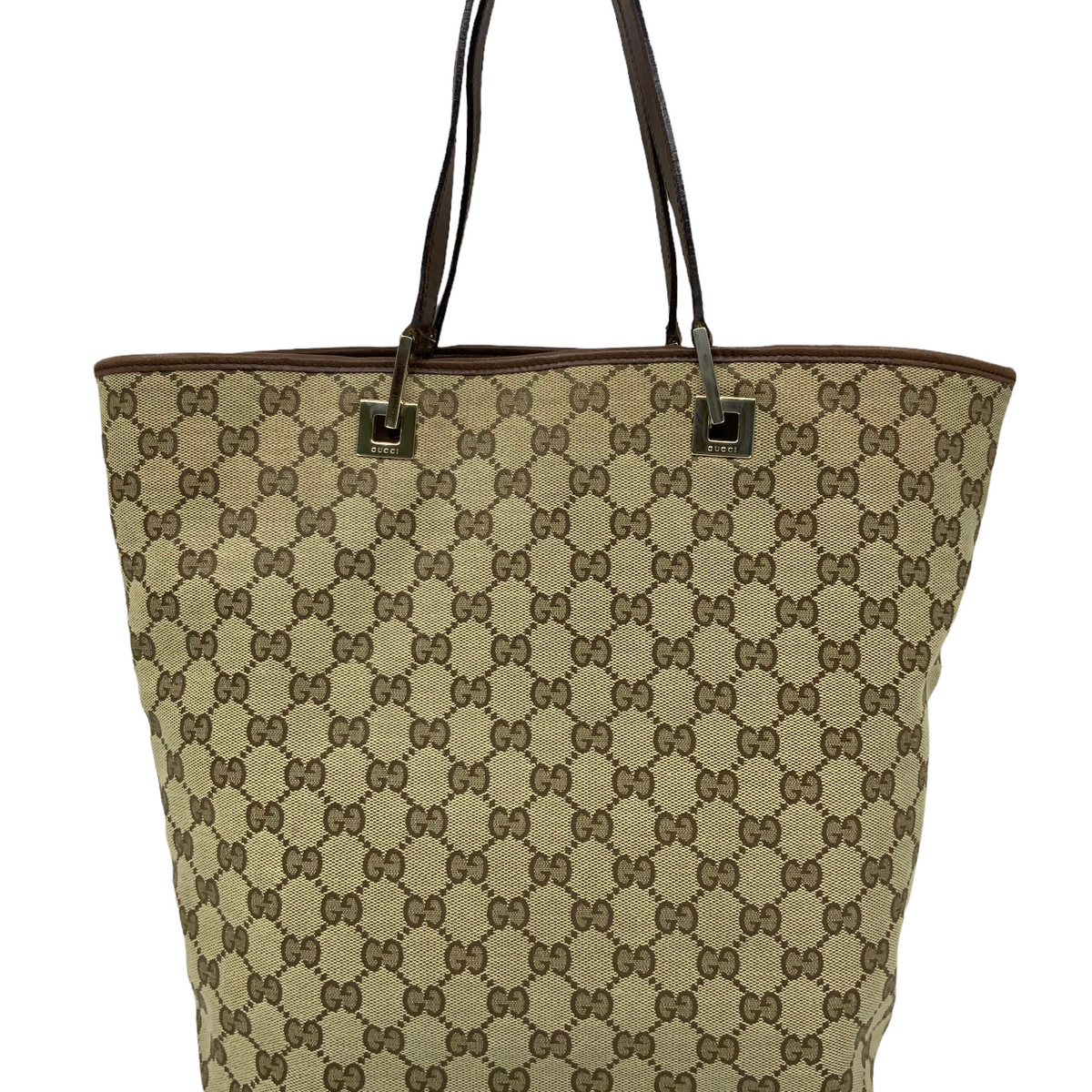 Gucci Vintage Monogram Canvas Tote Bag