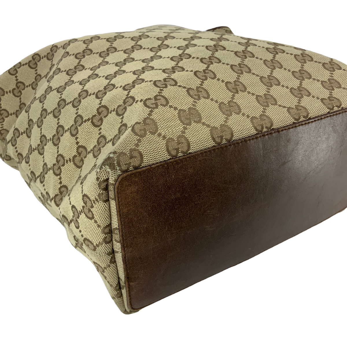 Gucci Vintage Monogram Canvas Tote Bag