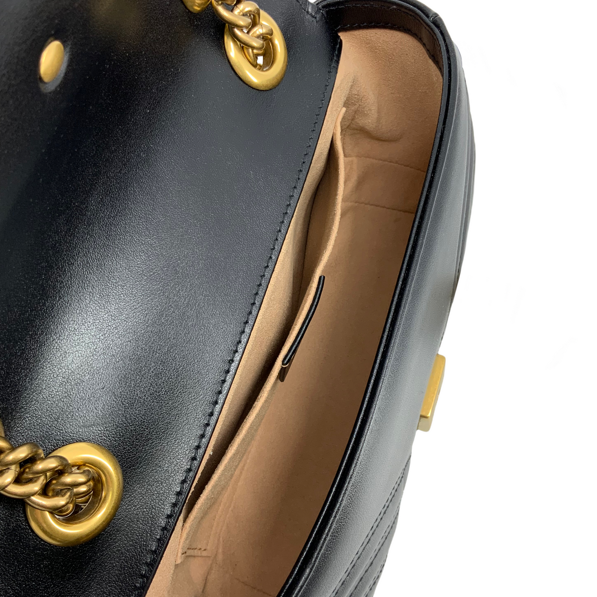 Gucci GG Mini Marmont Matelassé Shoulder Bag NEW