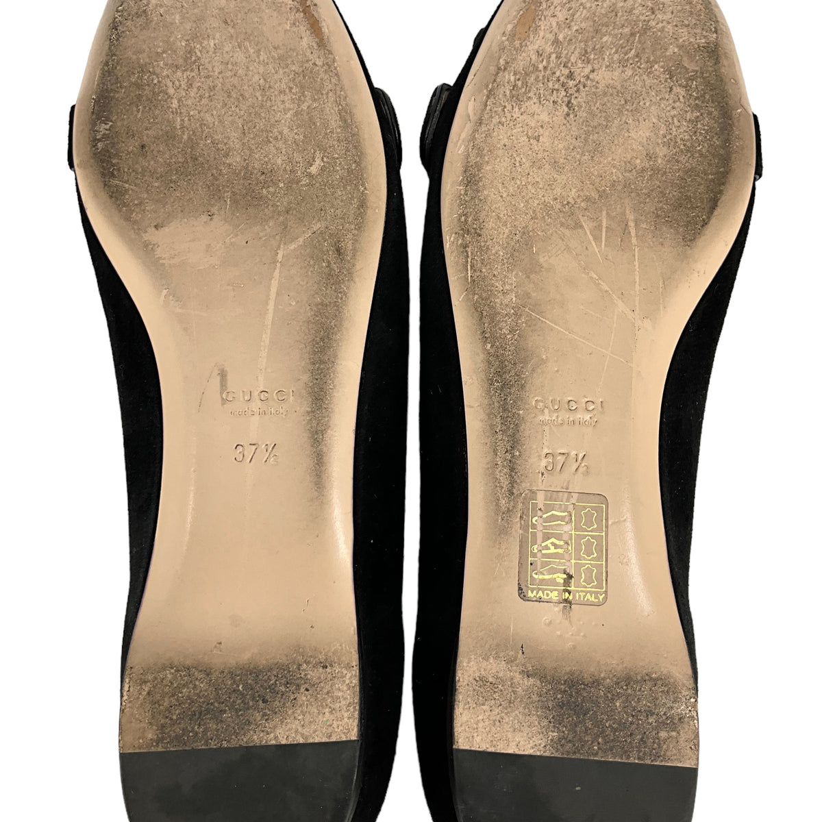 Gucci Marmont GG Suede Flats Size 7.5