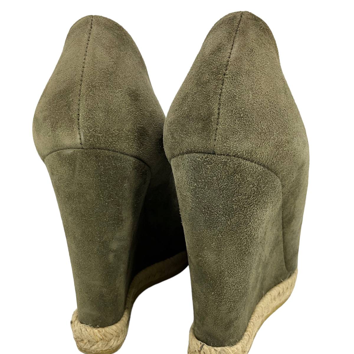 Gucci Suede Wedge Peep Toe Wedges Size 6