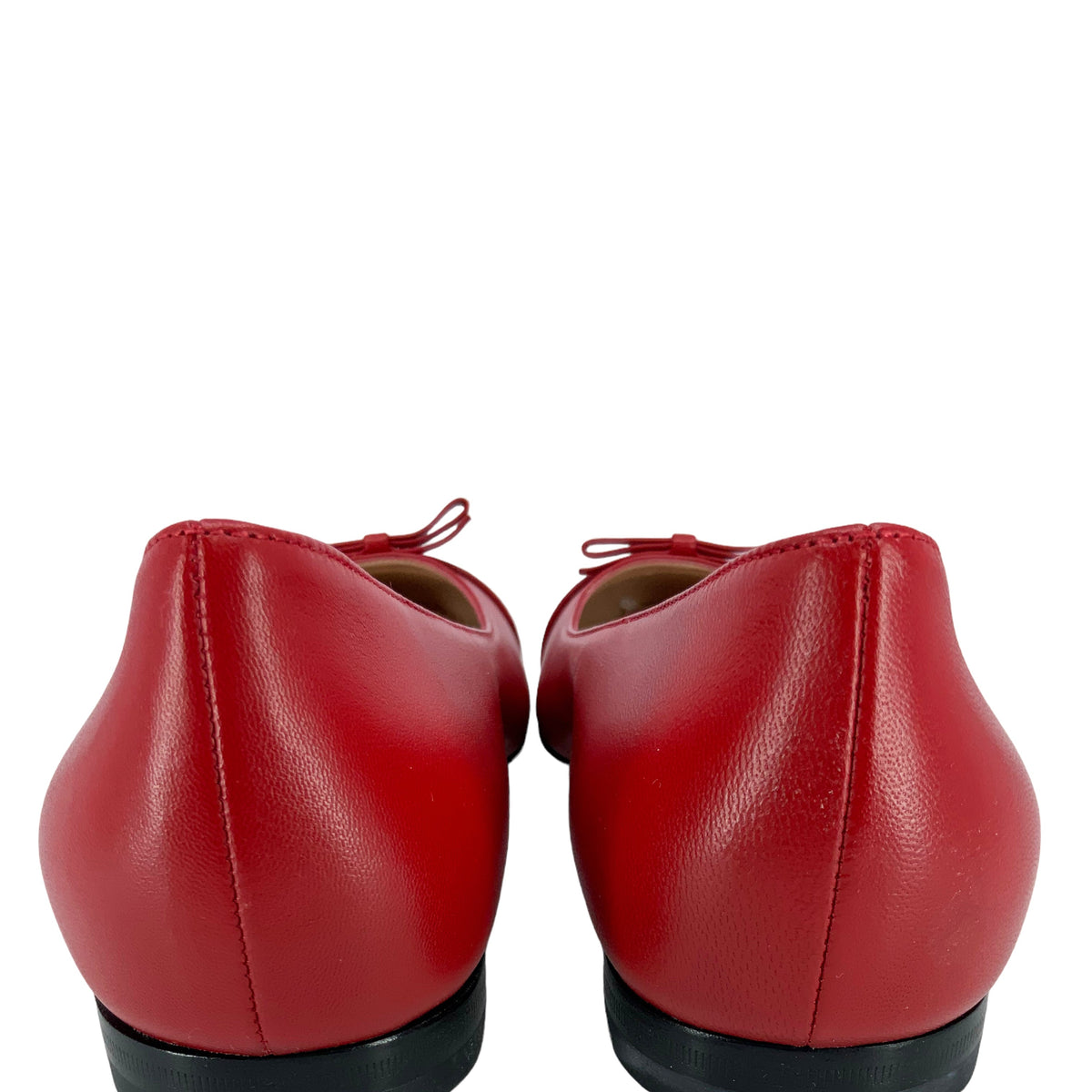 Gucci GG Marmont Leather Ballet Flats Size 8 NEW