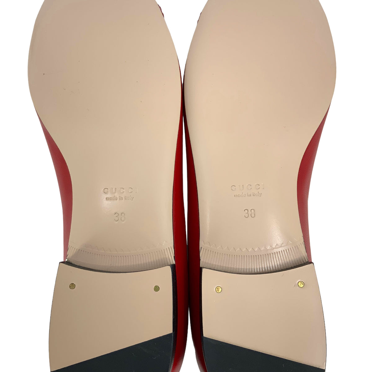Gucci GG Marmont Leather Ballet Flats Size 8 NEW