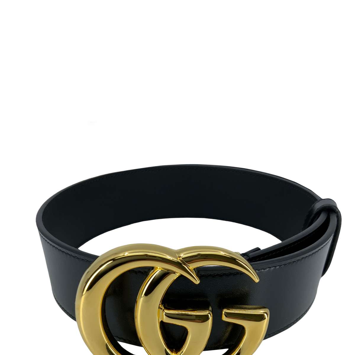GUCCI GG Marmont Leather Belt Size 80 NEW