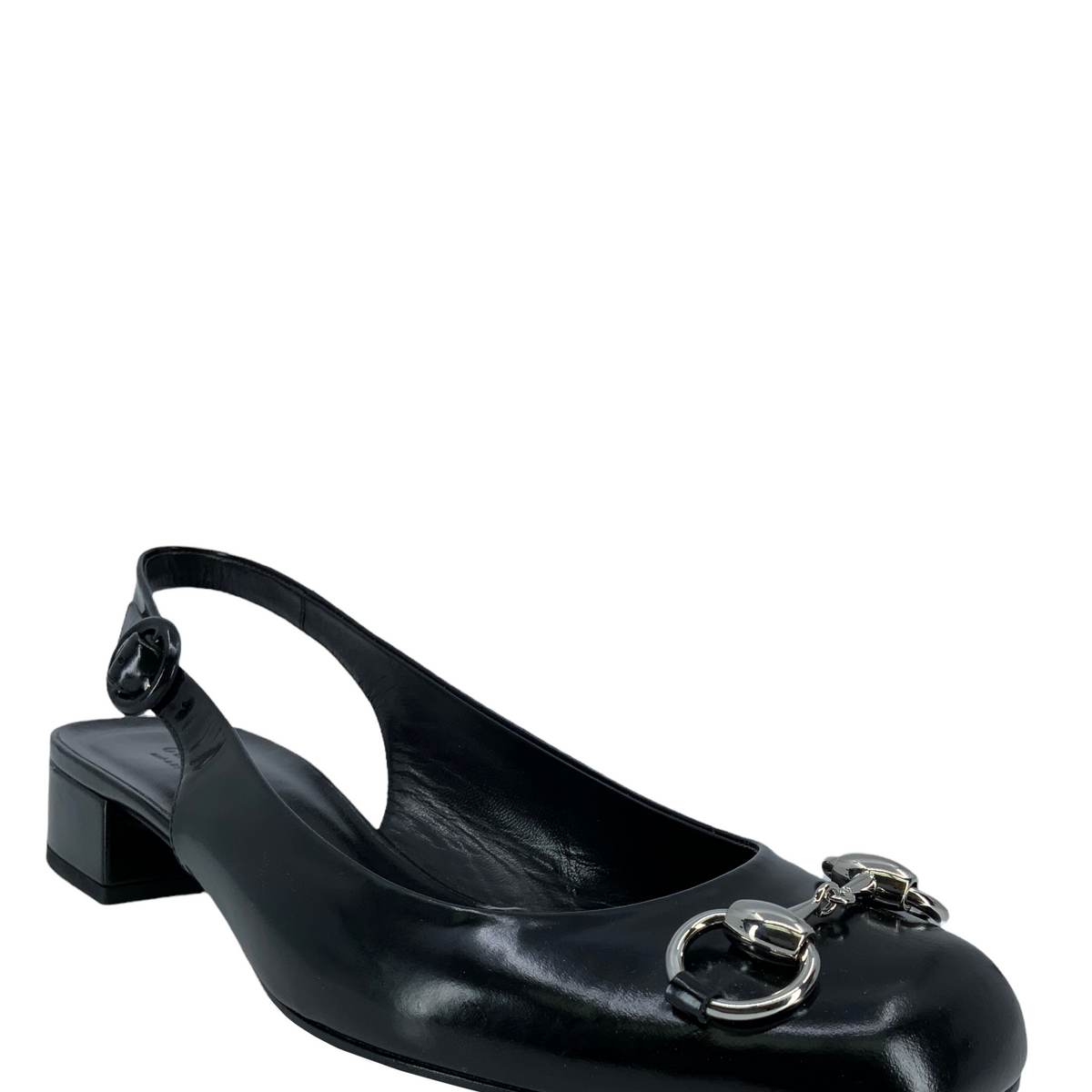 Gucci Horsebit Leather Slingback Pumps Size 9