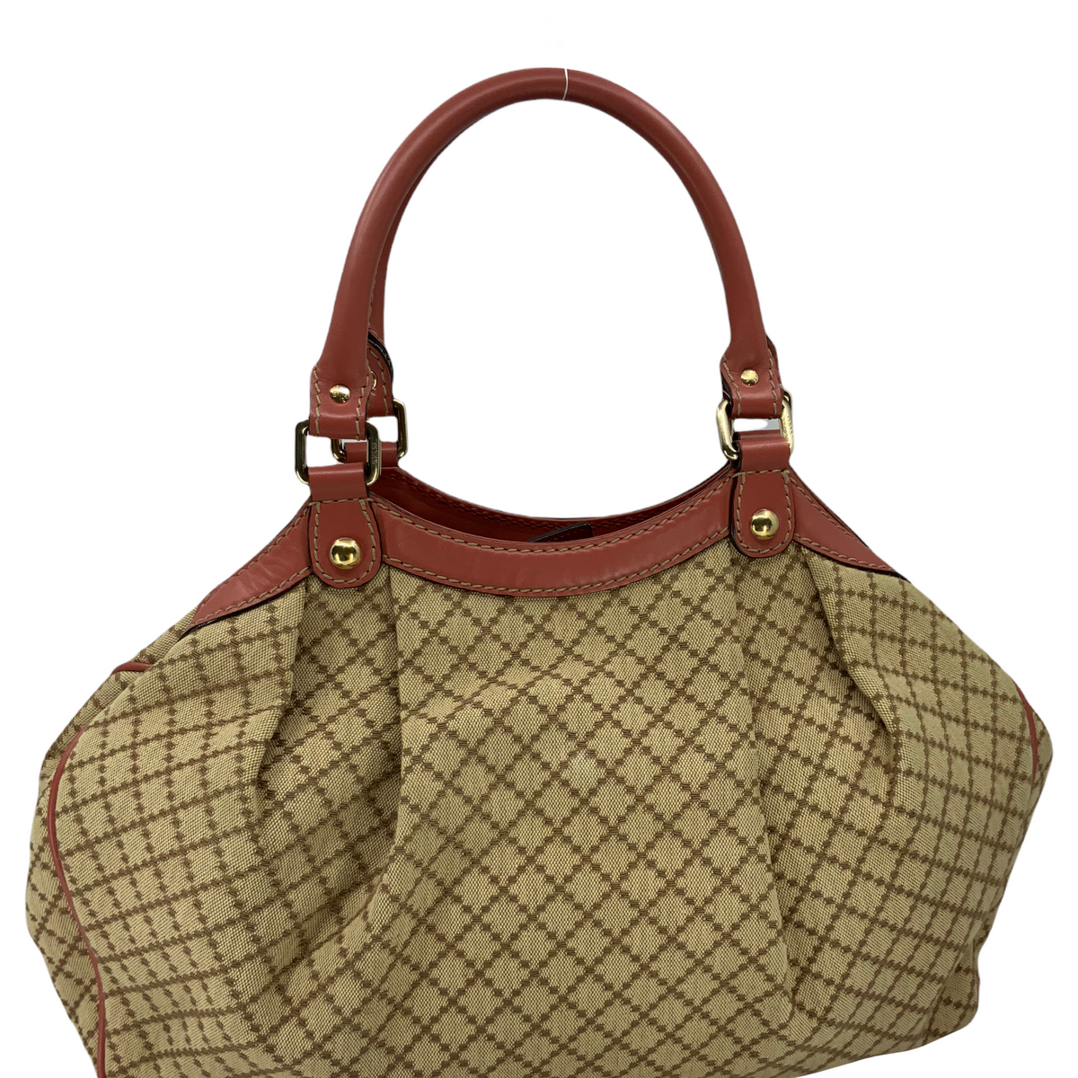 GUCCI Diamante Canvas Medium Sukey Tote
