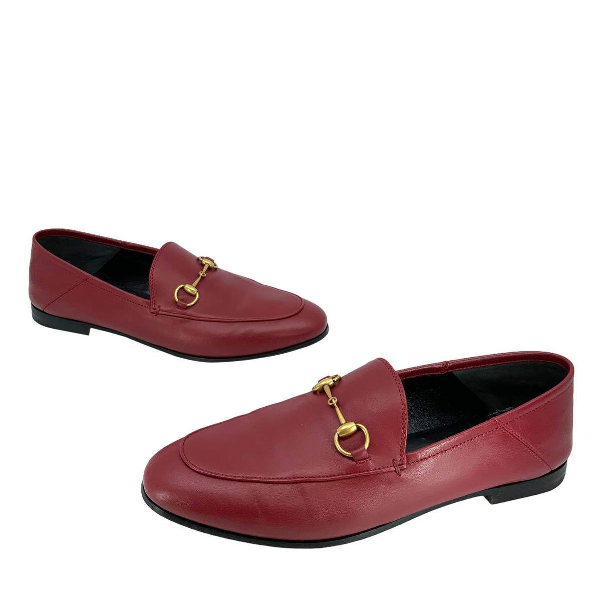 Gucci Agnello Plonge Horsebit Loafers Size 8.5