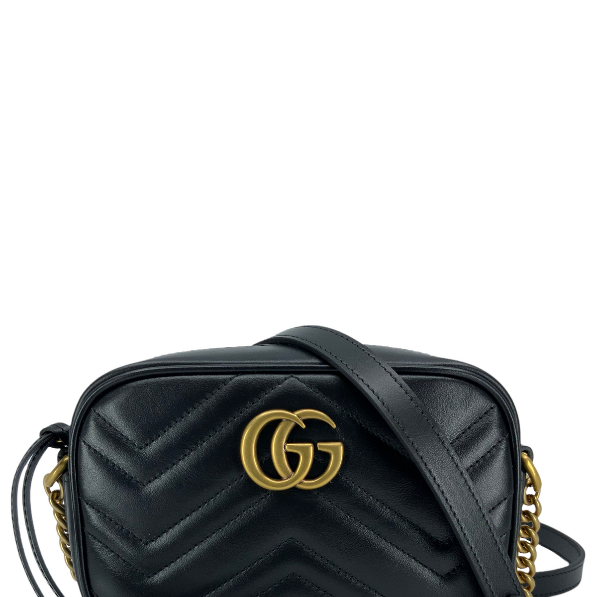 Gucci GG Marmont Mini Matelassé Crossbody Bag NEW