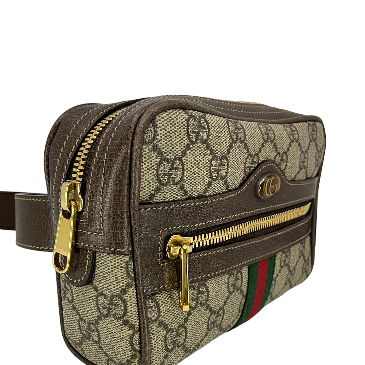 GUCCI GG Supreme Canvas Small Ophidia Belt Bag Size 95