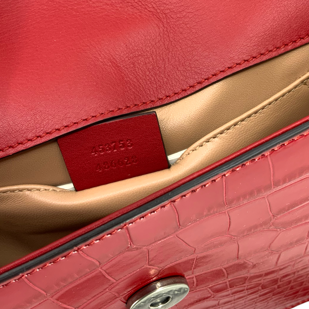 GUCCI Alligator Small Lilith Crossbody Bag