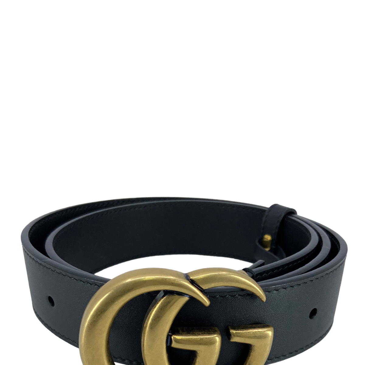 GUCCI GG Marmont Leather Belt Size 70