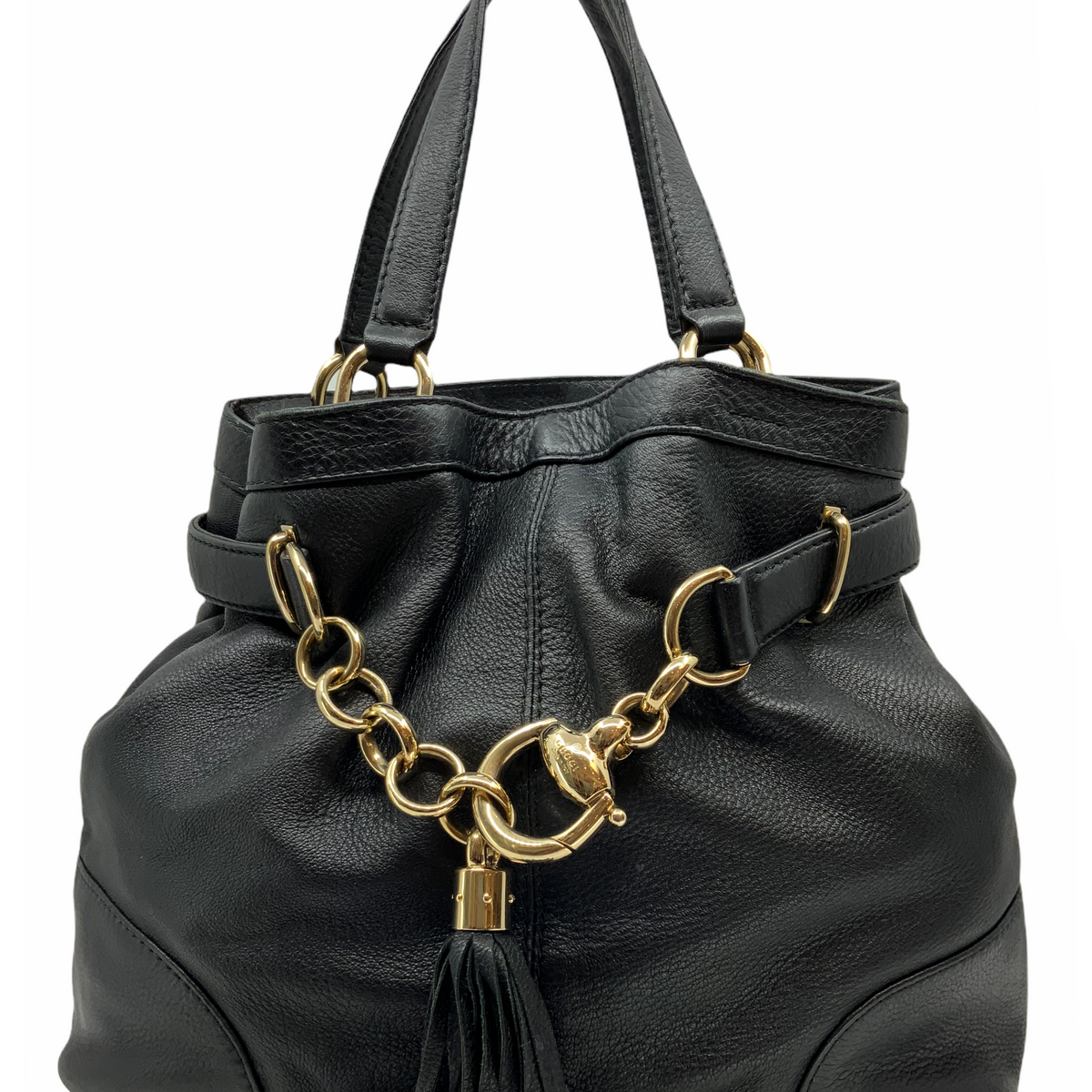 Gucci Leather Sienna Tote Bag