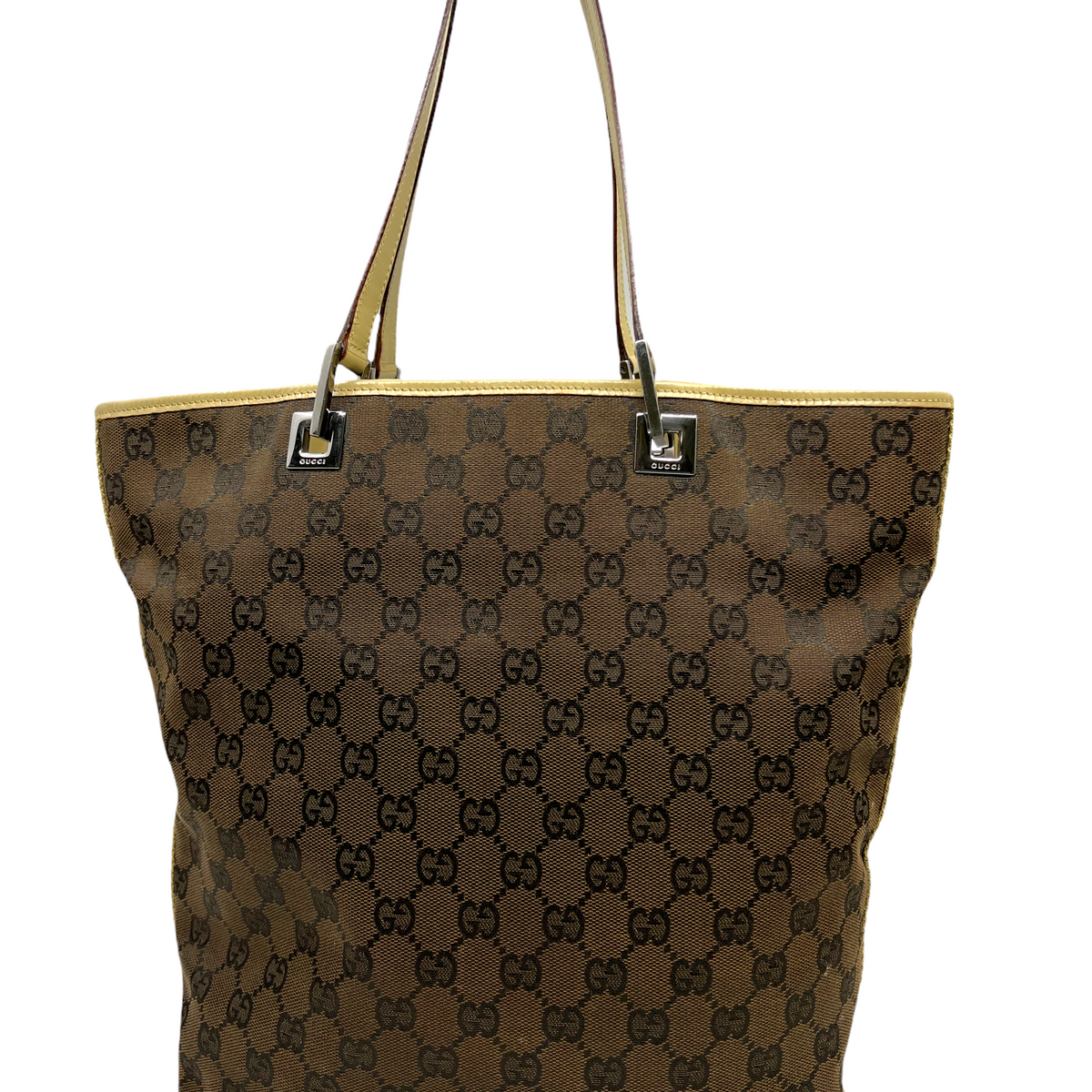 Gucci Vintage Monogram Canvas Tote Bag