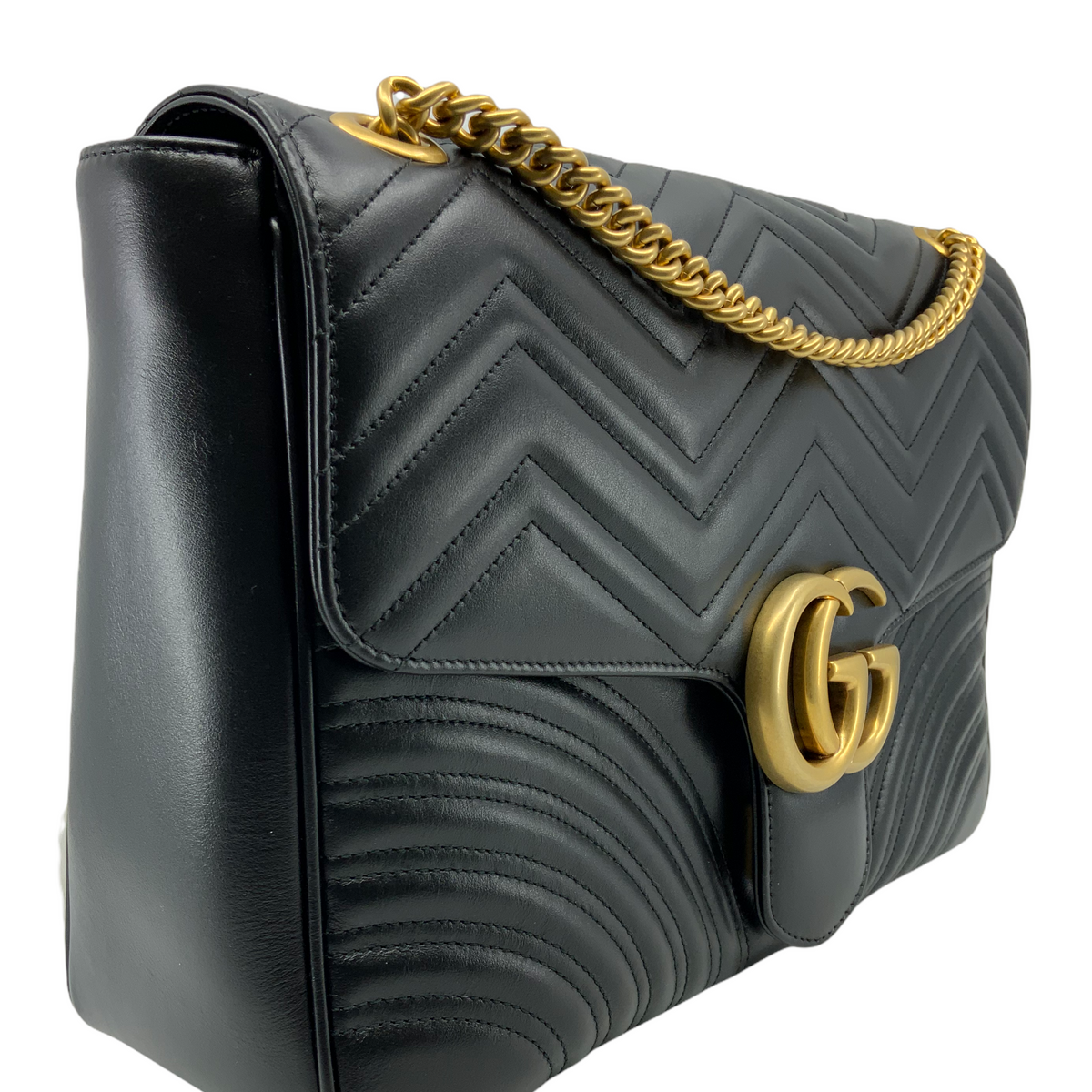 Gucci GG Marmont Large Matelassé Shoulder Bag NEW