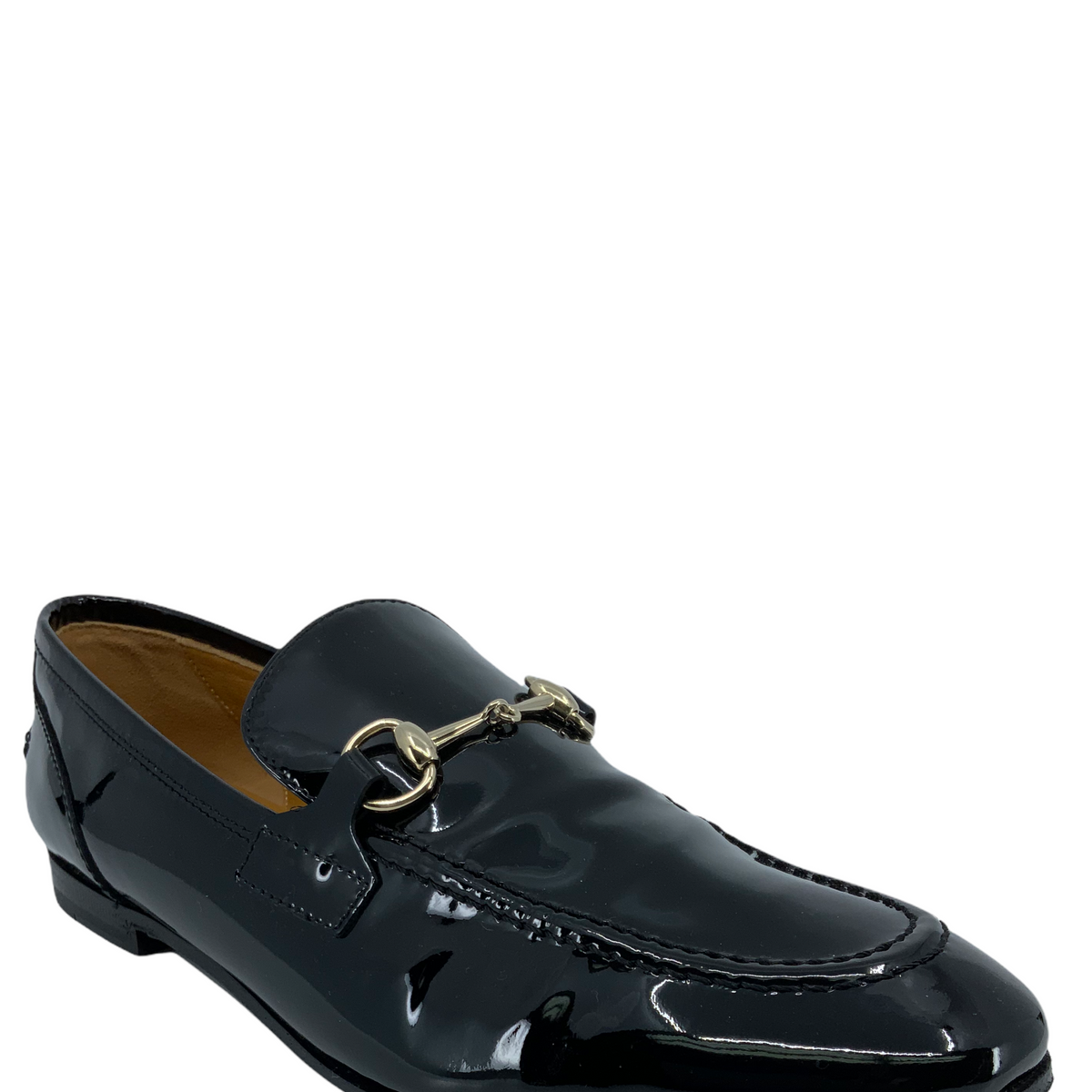 Gucci Classic Patent Leather Horsebit Loafers Size 8.5