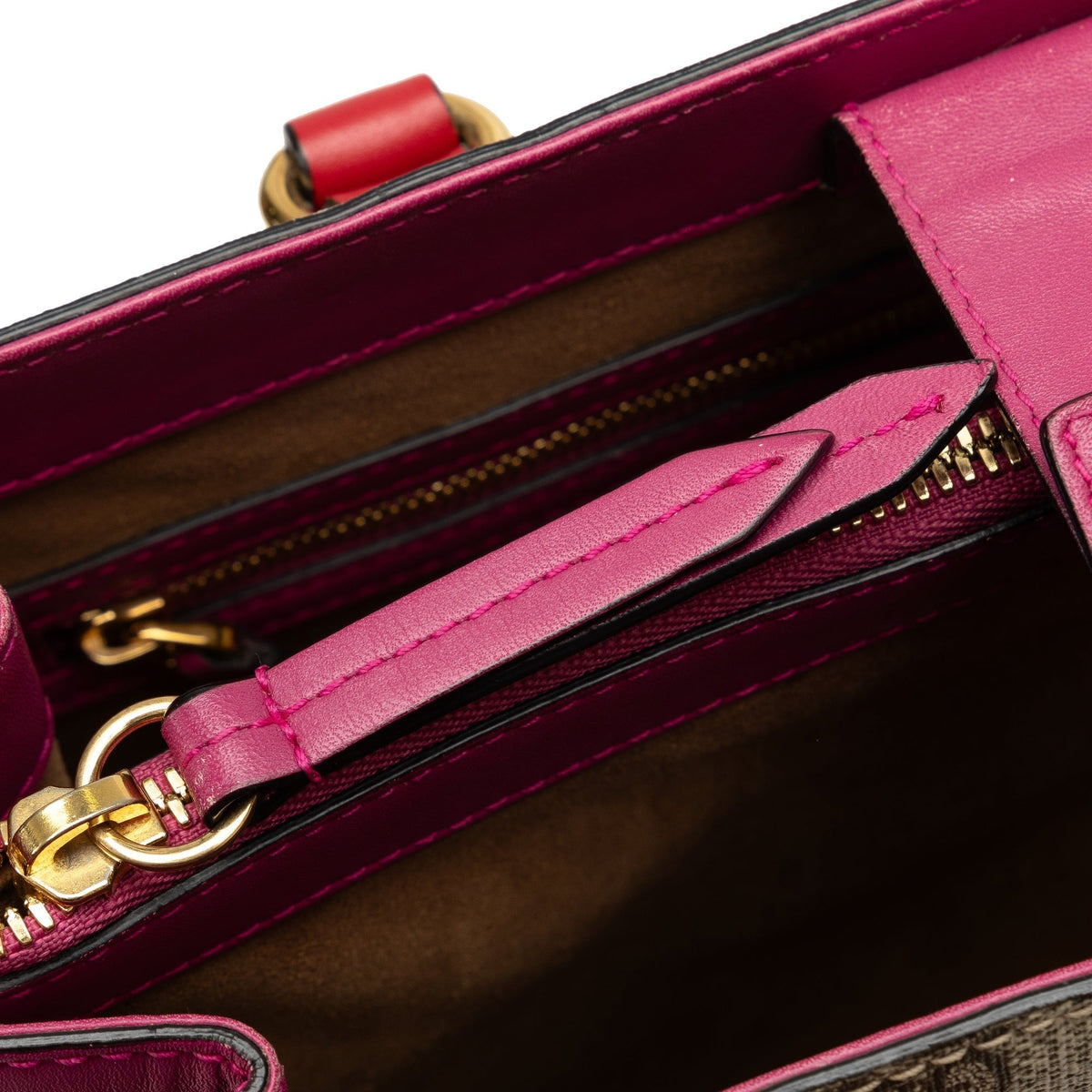 GUCCI Medium GG Supreme Convertible Tote Satchel
