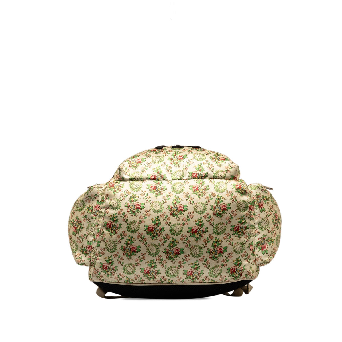 GUCCI MLB Floral Satin NY Yankees Patch Backpack