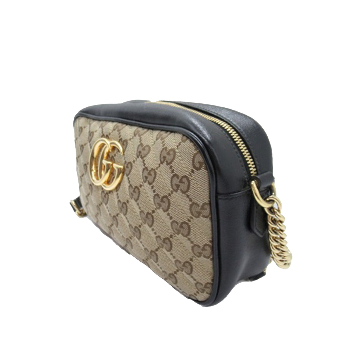 GUCCI Small GG Canvas Marmont Matelasse Camera Bag