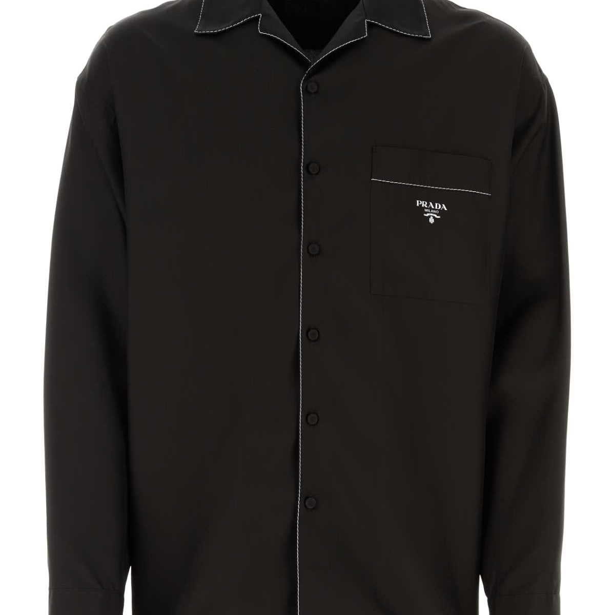 PRADA Silk Shirt for Men - SS25 Collection