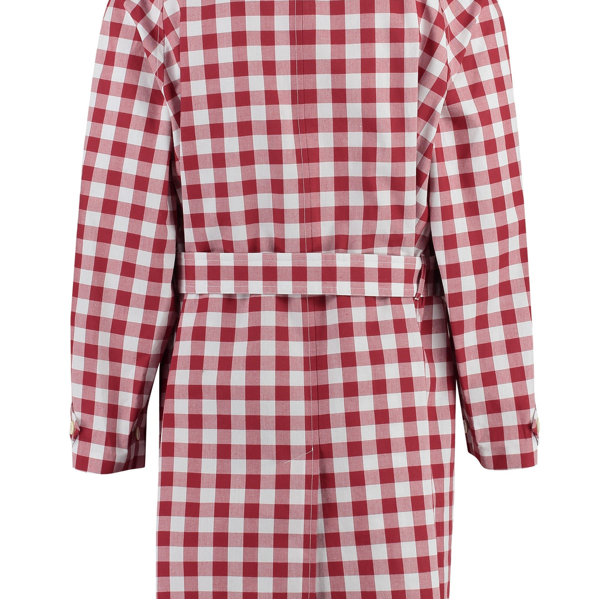 PRADA Embroidered Cotton Overcoat for Men