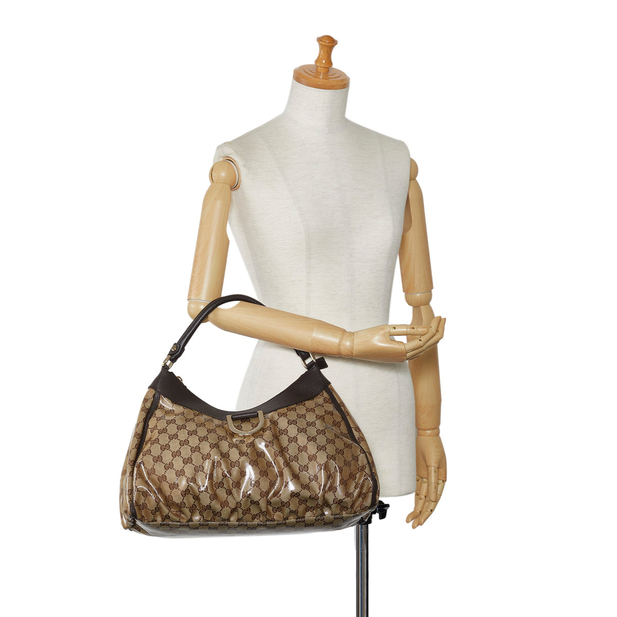 GUCCI GG Crystal Abbey D-Ring Shoulder Bag