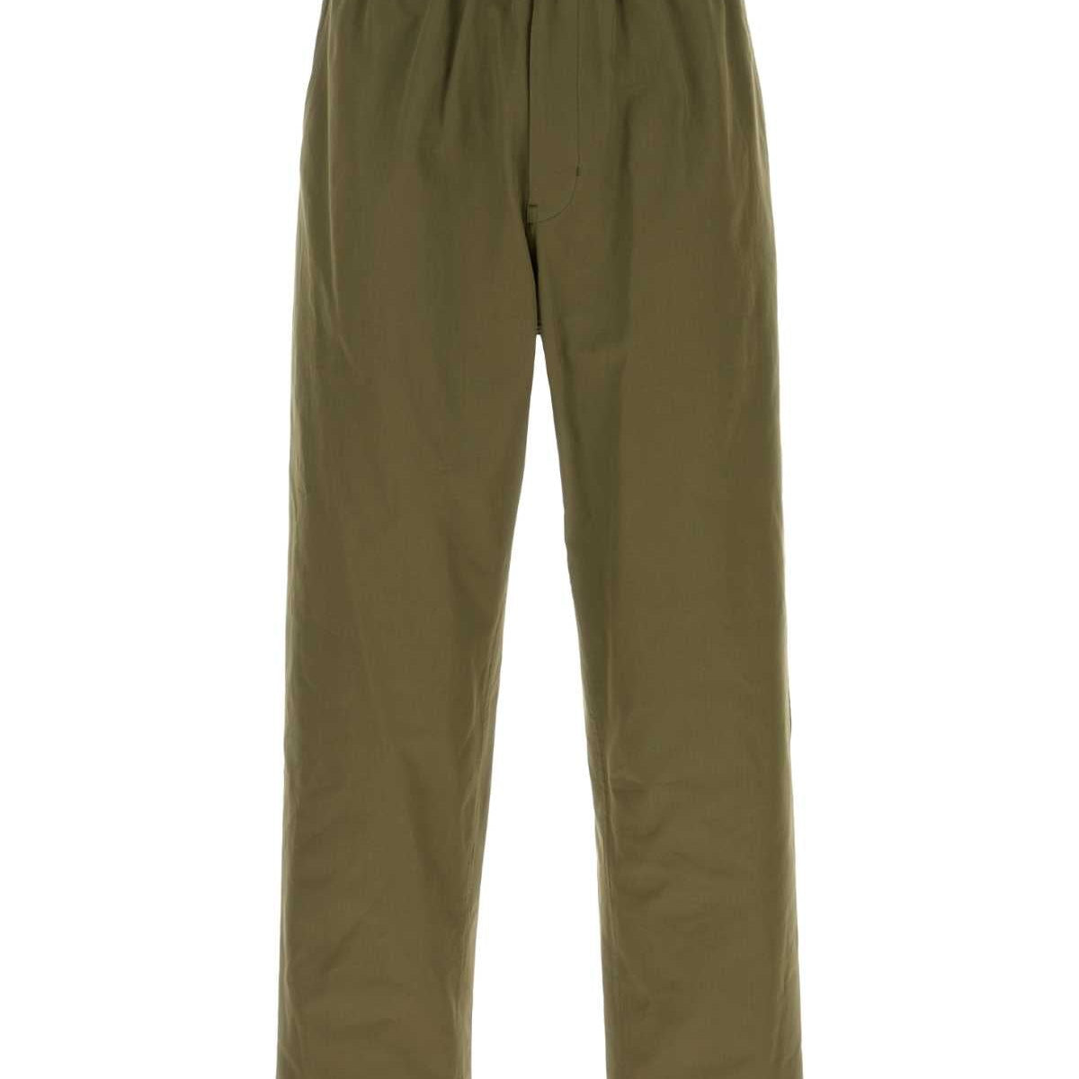 PRADA Men's Military-Inspired Cotton Trousers