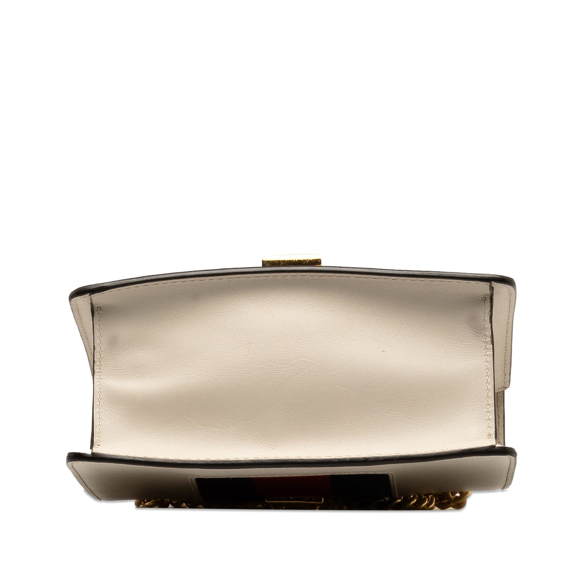 GUCCI Mini Sylvie Leather Chain Crossbody Bag