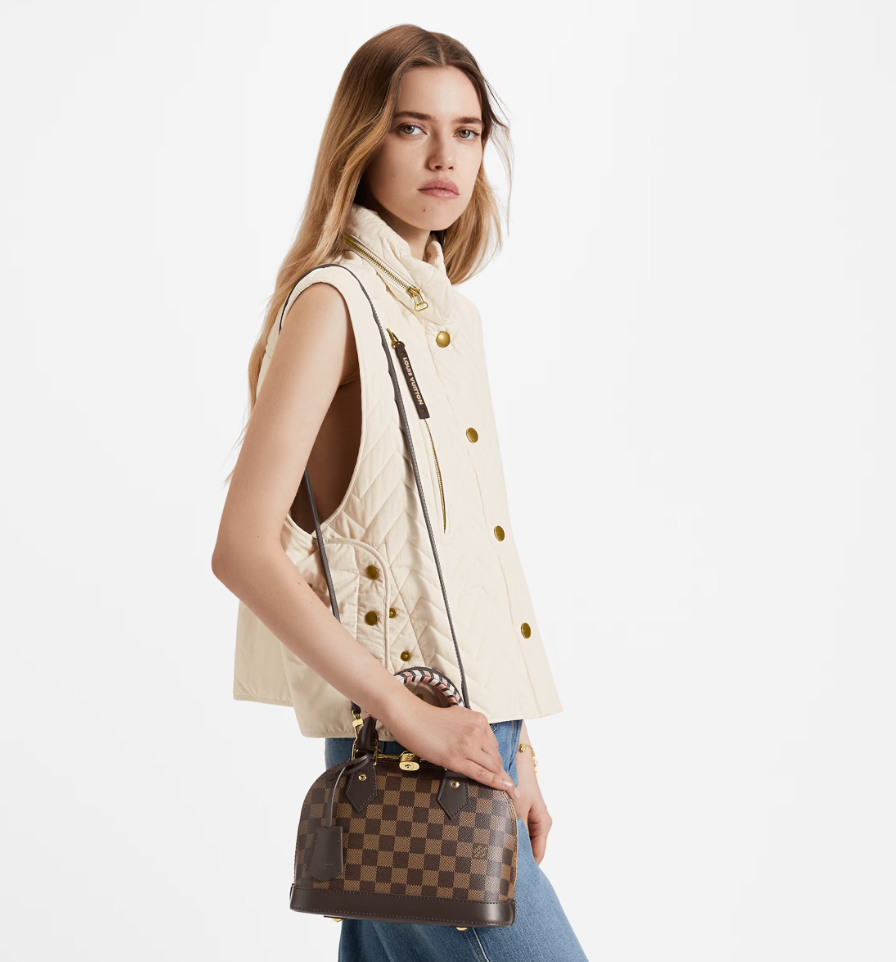 Chloe’s Picks Damier Ebene Braided Alma BB