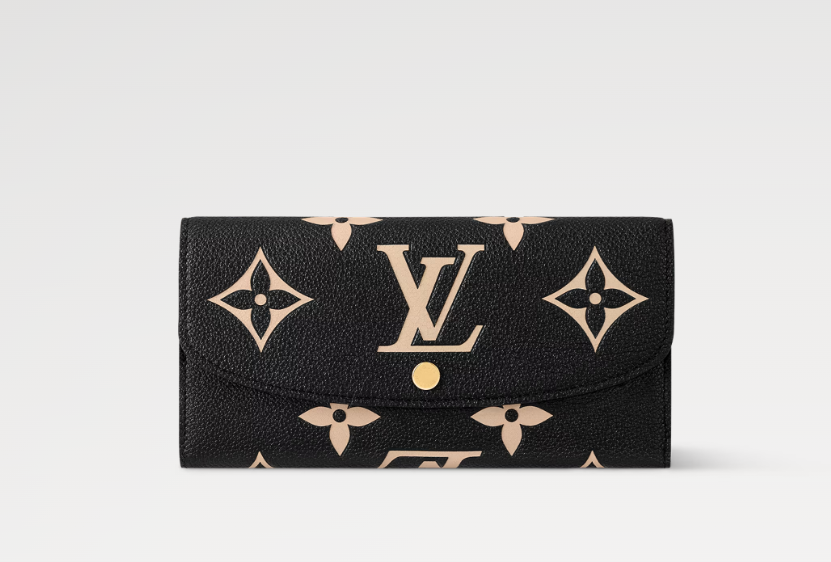 Chloe’s Picks EMILIE WALLET Black/Beige