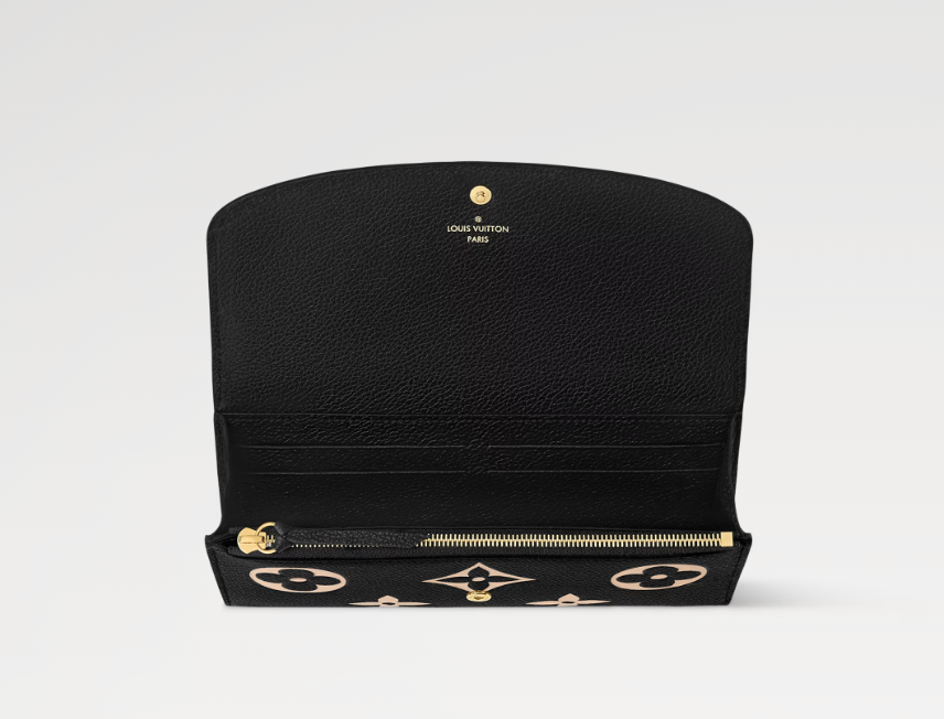 Chloe’s Picks EMILIE WALLET Black/Beige