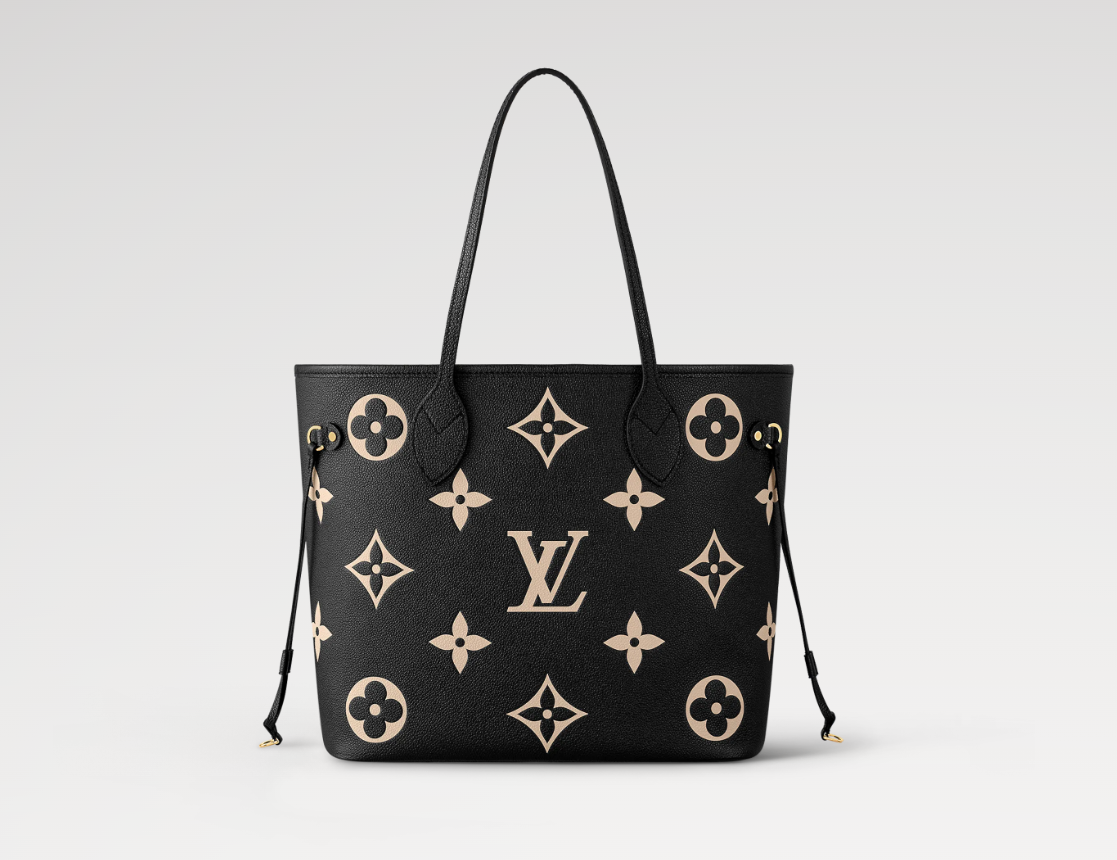 Chloe’s Picks Neverfull MM Tote Black/Beige