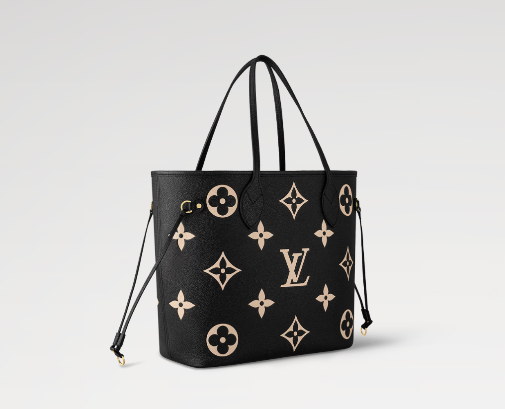 Chloe’s Picks Neverfull MM Tote Black/Beige