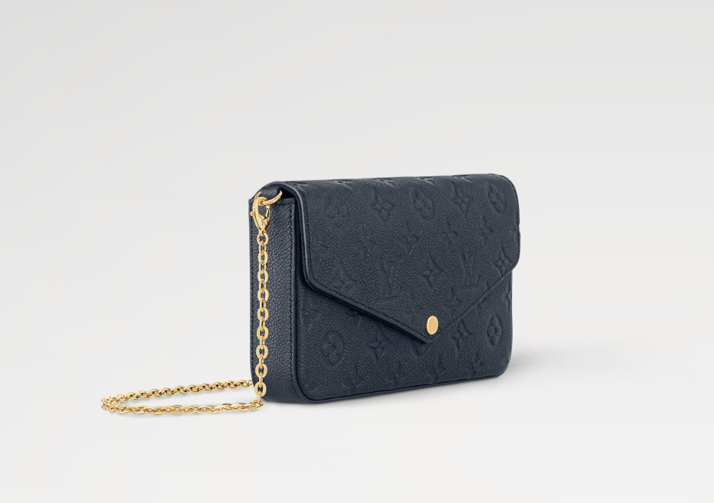 Chloe’s Picks Pochette Félicie Monogram Empreinte  Navy