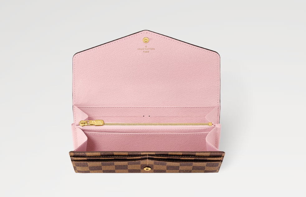 Chloe’s Picks SARAH WALLET Damier Ebene Pink