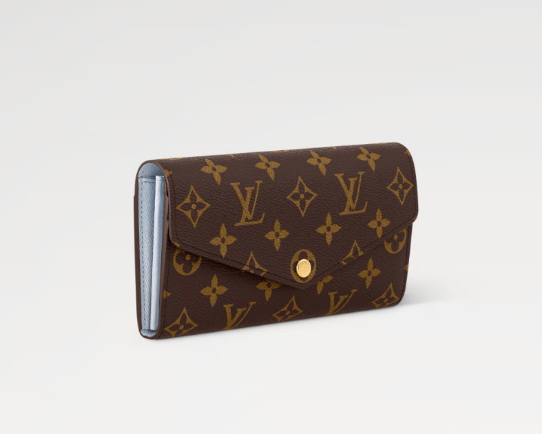Chloe’s Picks SARAH WALLET Monogram Olympe Blue
