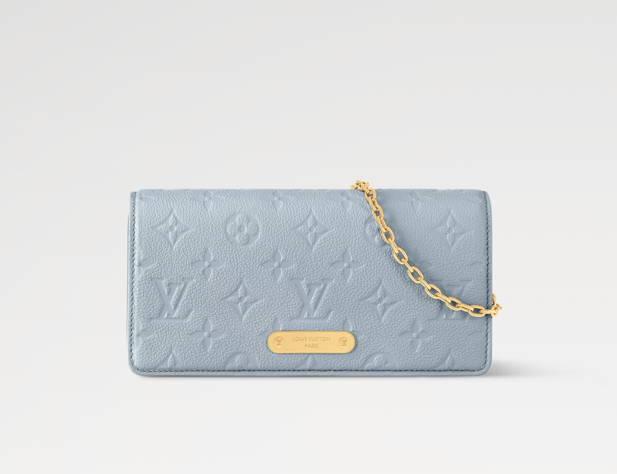 Chloe’s Picks Lily Wallet On Chain Blue