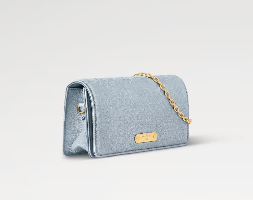 Chloe’s Picks Lily Wallet On Chain Blue