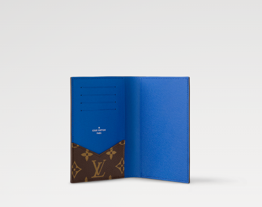 Chloe’s Picks PASSPORT COVER Monogram Macassar Blue